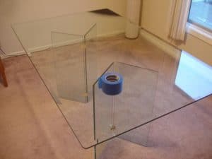 میز شیشه ای