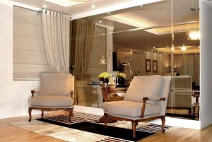 آینه کاری دیوار