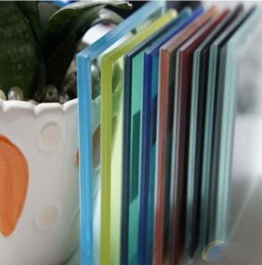 شیشه لمینت رنگی