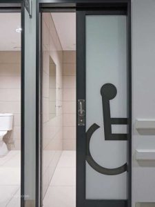 درب آلومینیومی دستشویی