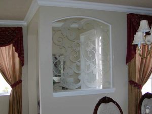 حکاکی روی شیشه