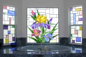 شیشه دکوراتیو رنگی