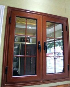 پنجره upvc طرح چوب