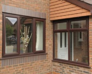 پنجره upvc طرح چوب