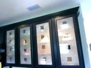 شیشه کابینت