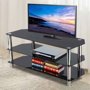 میز تلویزیون شیشه ای