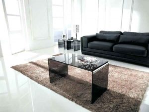 میز شیشه ای جلو مبلی