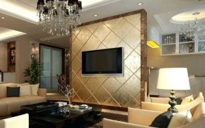 آینه کاری پشت تلویزیون