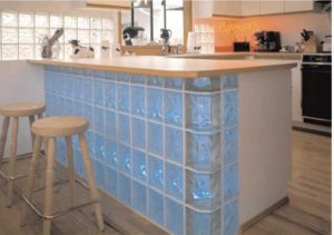 بلوک شیشه ای رنگی