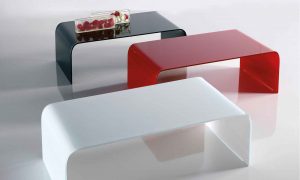 میز تلویزیون شیشه ای