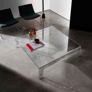 میز شیشه ای جلو مبلی