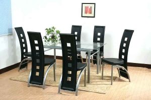 میز شیشه ای ناهارخوری