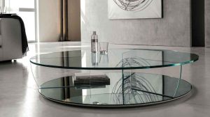 شیشه میز گرد