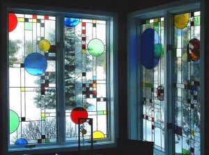 شیشه دوجداره طرح دار