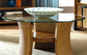 شیشه روی میز