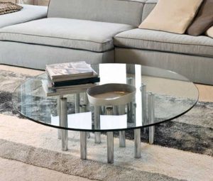 شیشه میز گرد