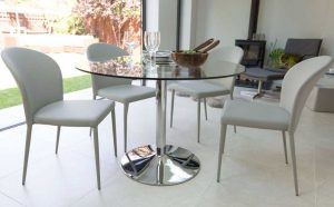 شیشه میز گرد