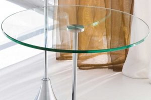 شیشه میز گرد