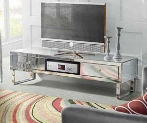 میز تلویزیون آینه ای