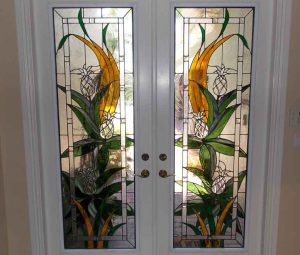 شیشه رنگی پنجره