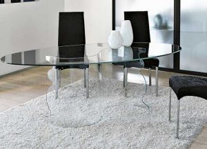 شیشه روی میز ناهارخوری