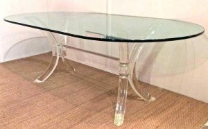 شیشه میز گرد