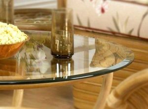 شیشه میز گرد