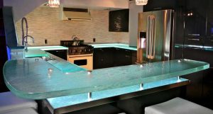 میز شیشه ای آشپزخانه