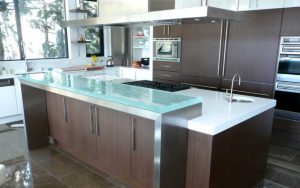 میز شیشه ای آشپزخانه