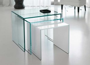 میز شیشه ای مغازه