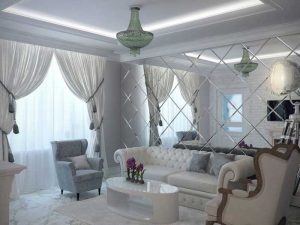 آینه سالن پذیرایی