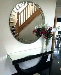 آینه گرد دیواری