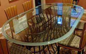 شیشه میز غذاخوری 