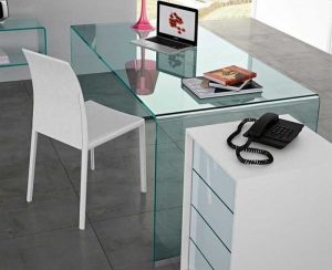 میز مدیریت شیشه ای