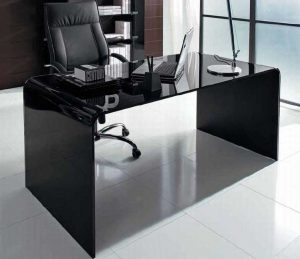 میز مدیریت شیشه ای