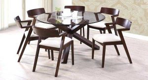 شیشه میز گرد