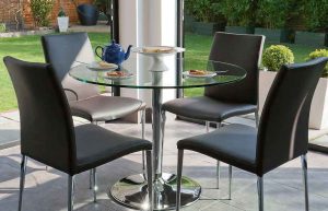 شیشه میز گرد