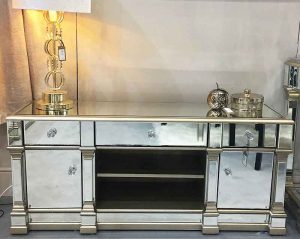 میز تلویزیون آینه ای