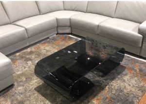 میز عسلی شیشه ای