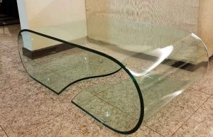 میز عسلی شیشه ای