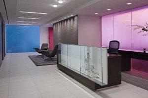 پارتیشن شیشه ای رنگی