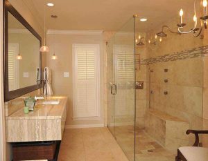 کابین دوش شیشه ای