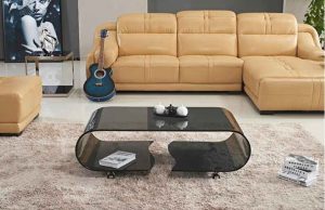 شیشه خم میز