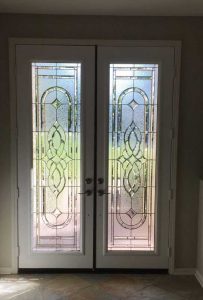 شیشه دوجداره طرح دار