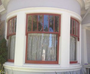 پنجره upvc خم