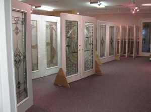 شیشه طرح دار