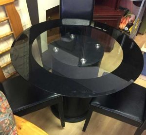 شیشه میز گرد