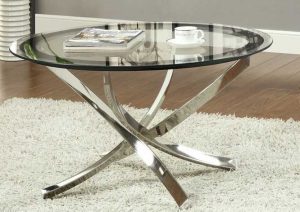 شیشه میز گرد