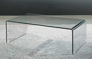 میز تلویزیون شیشه ای