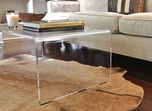 میز شیشه ای جلو مبلی